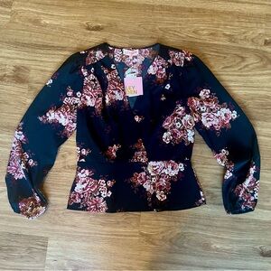 Floral Long Sleeve Blouse/Jacket